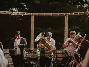 Big and Horny Brass Wedding Band West Yorkshire