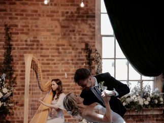 Promo Elegant Harp Harpist Manchester