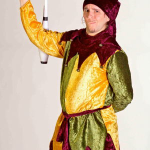 Promo Jugglers In Jester Costume  Leicestershire