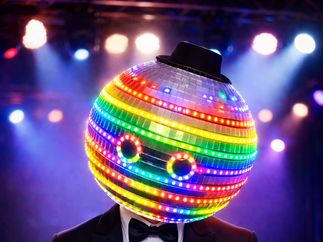 Promo Dazzling Disco Ball Heads Dancer Staffordshire