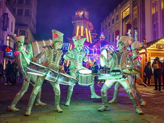 Promo LED Drummers LED Drumming Act Kent