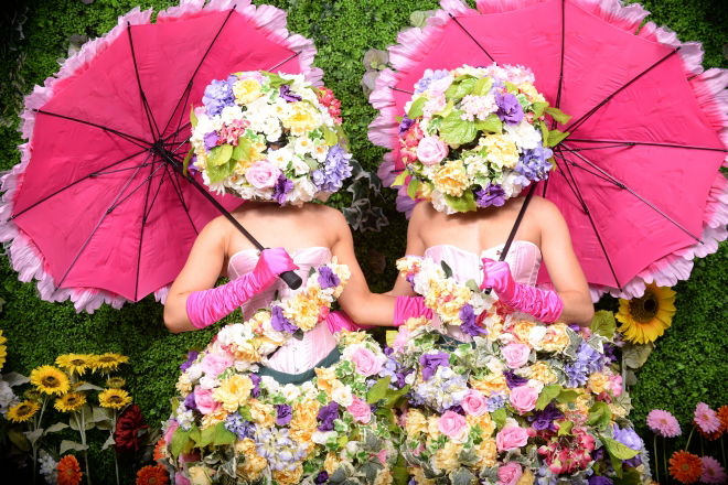 Promo Summer Living Flower Girls Costume Character Kent