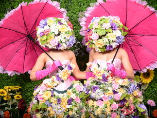 Promo Summer Living Flower Girls Costume Character Kent