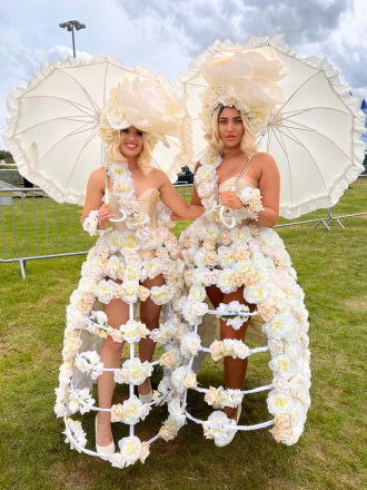 Promo Summer Living Flower Girls Costume Character Kent