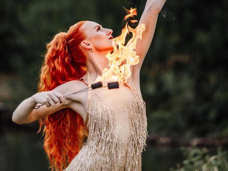 artists similar to Fire Artist Rebecca Red