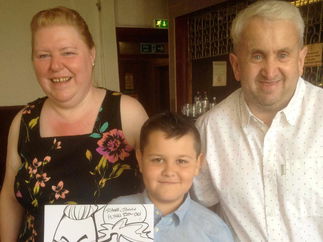 Promo Neil Thomson Caricaturist Glasgow