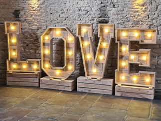 Promo Love Letters Light Up Letters and Signs Gloucestershire
