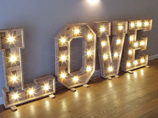 Promo Love Letters Light Up Letters and Signs Gloucestershire