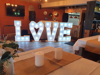 Promo Love Letters Light Up Letters and Signs Gloucestershire
