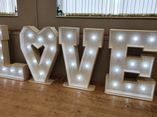 Promo Love Letters Light Up Letters and Signs Gloucestershire