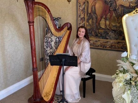 Promo Lucy Harpist Harpist Cardiff