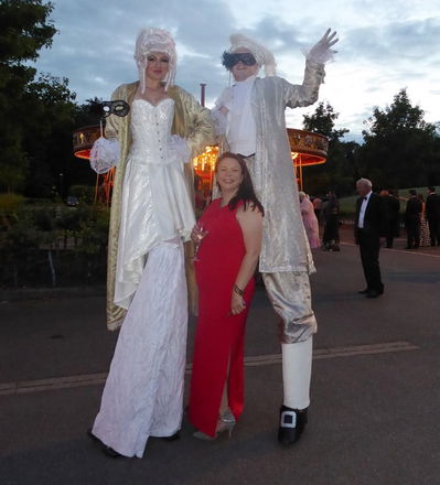 Promo Masquerade Stilt Walkers  Leicestershire