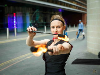 Promo Fire and Glow Performers Circus Performer Leicestershire