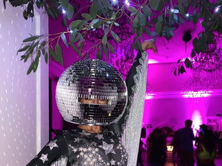 Promo Dazzling Disco Ball Heads Dancer Staffordshire