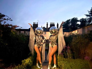 Promo Dazzling Disco Ball Heads Dancer Staffordshire