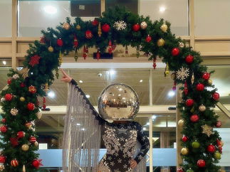 Promo Dazzling Disco Ball Heads Dancer Staffordshire