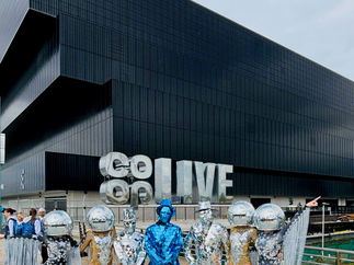 Promo Dazzling Disco Ball Heads Dancer Staffordshire