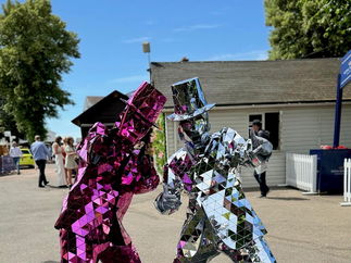 Promo Mesmerising Mirror Men Street Entertainer Staffordshire