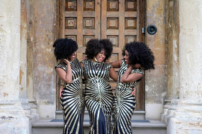 Promo Motown Glamour Motown Vocal Trio Surrey