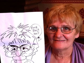 Promo Neil Thomson Caricaturist Glasgow