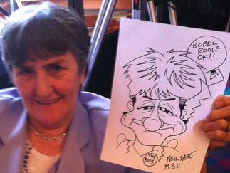 Promo Neil Thomson Caricaturist Glasgow
