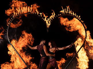 Promo Ruby Reverie Fire Performer London