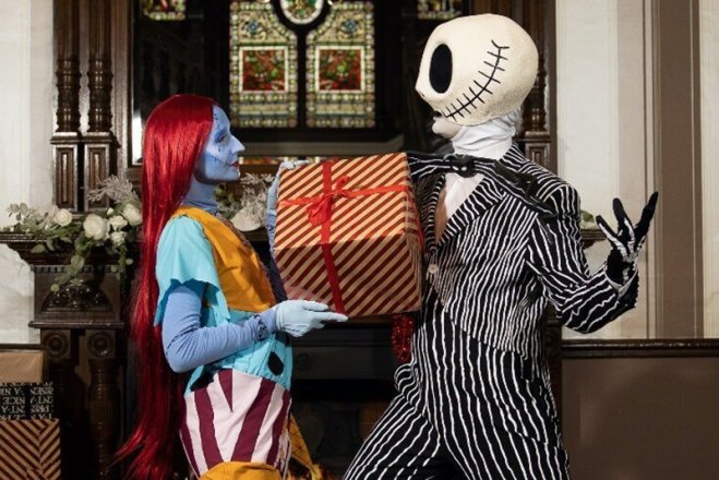Promo Nightmare Jack and Sally Costume Characters Lancashire