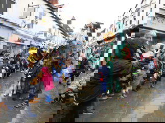 Promo Wizard Walkabout Puppet Street Performer East Yorkshire