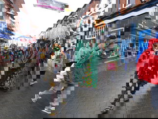 Promo Wizard Walkabout Puppet Street Performer East Yorkshire