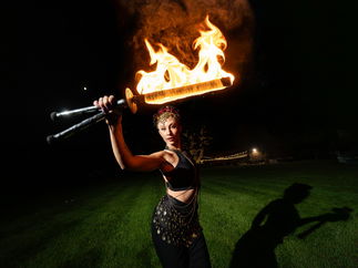 Promo Fire Performer Katriana Fire Performer. Northamptonshire