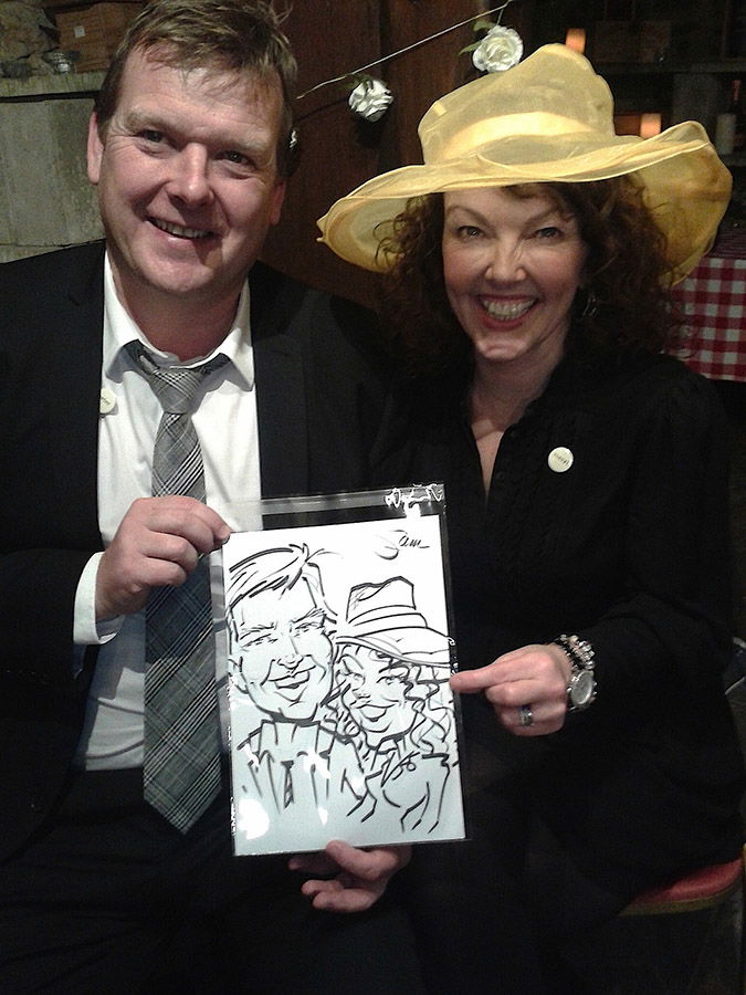 Promo Sam The Caricaturist Caricaturist Leicestershire