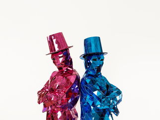 Promo Mesmerising Mirror Men Street Entertainer Staffordshire