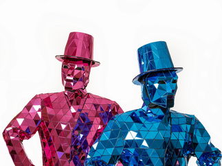 Promo Mesmerising Mirror Men Street Entertainer Staffordshire