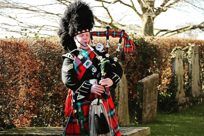 Pipe Major Andrew Brian | Bagpipe Player Warrington, Cheshire | Alive ...