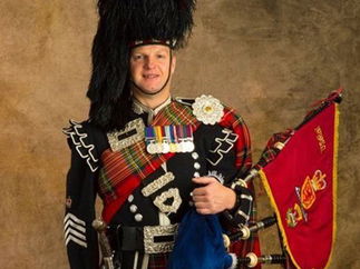Promo Pipe Major Mark Piper Scottish Borders