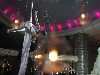 Promo Aerial Silk Displays Circus Performer London