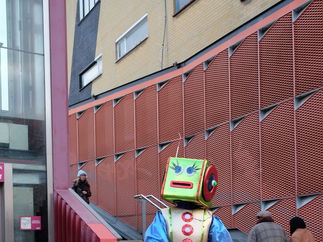 Promo Lady Robot Costume Character London