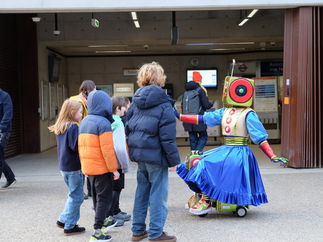 Promo Lady Robot Costume Character London