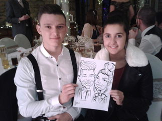 Promo Sam The Caricaturist Caricaturist Leicestershire