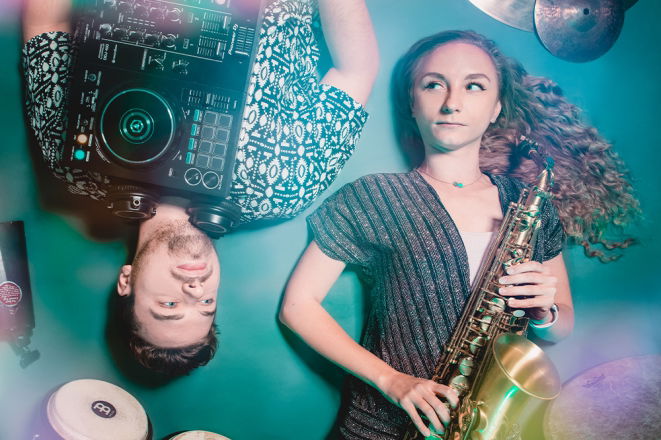 Promo SaxoBeat DJ, Saxophone and Percussion Duo Essex