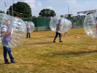 Promo Bubble Football Giant and Outdoor Games Lincolnshire