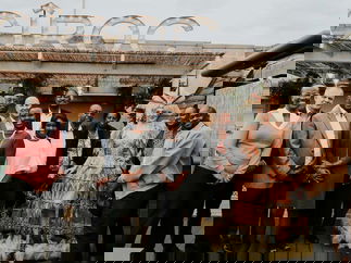 Promo Showgirl Champagne Skirts Mix and Mingle Entertainer Leicestershire