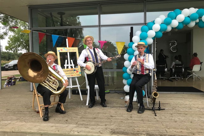 Promo Silver St Dixie Trio Dixieland Jazz Band Hertfordshire