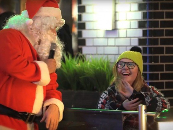 Promo Singing Santa Christmas Entertainer Lancashire