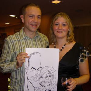 Promo Adam Crazy Caricatures  Cheshire