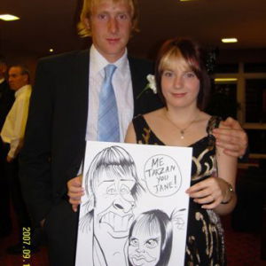 Promo Adam Crazy Caricatures  Cheshire