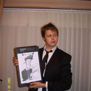 Promo Adam Crazy Caricatures  Cheshire