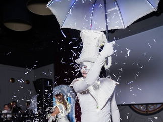 Promo Mysterious WHITE LED show LED Dance Show Hertfordshire