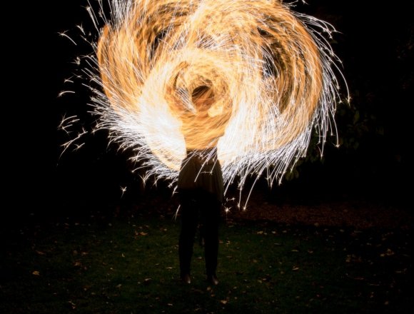Promo Fire and Sparks Show Circus Performer Leicestershire