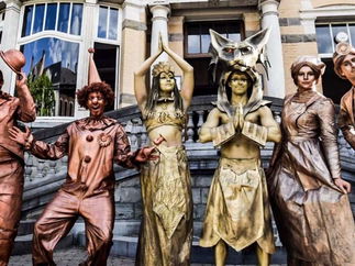Promo Clown Living Statues Street Performer Leicestershire